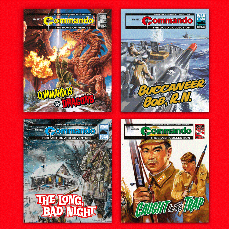 Commando Collection - issues 5971-5974  image 0