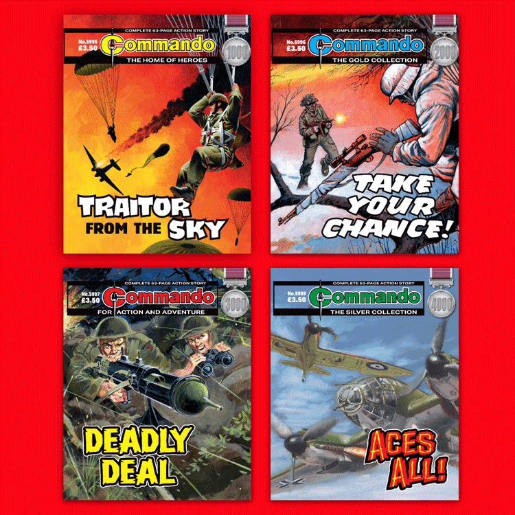 Commando Collection - issues 5995-5998 image 0