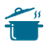 "One pot wonders and freezer fillers" icon