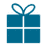 "Perfect gift for family and friends" icon