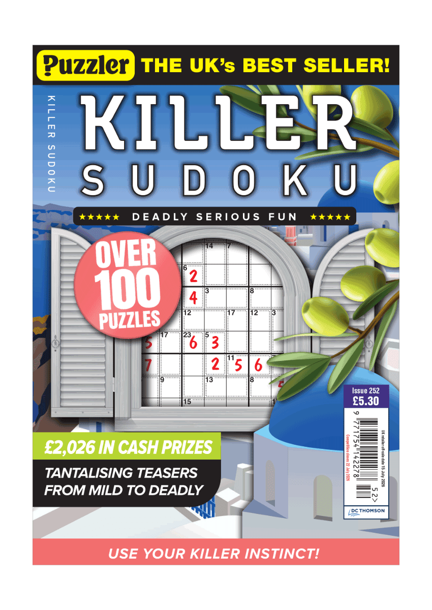 Puzzler Killer Sudoku Magazine Subscription preview image