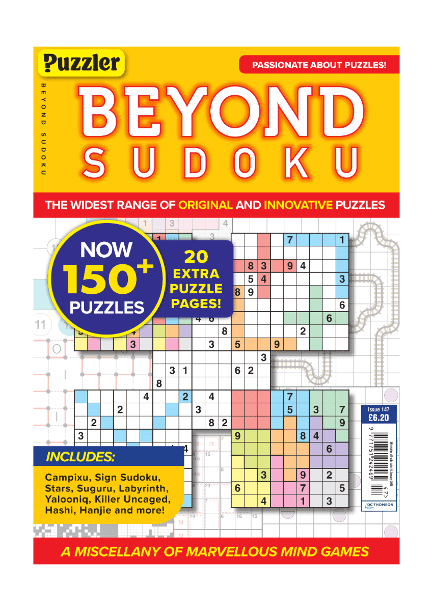 Puzzler Beyond Sudoku Magazine Subscription preview image