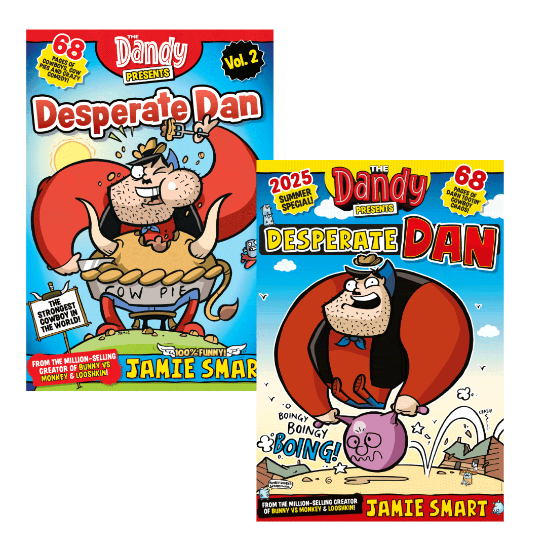 Dandy Presents: Desperate Dan by Jamie Smart Vol. 1 & 2 preview image