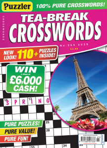 Puzzler Tea-Break Crosswords Subscription
