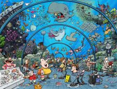 Chaos at the Aquarium Jigsaw Puzzle 