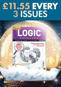 Puzzler Logic Problems Magazine Subscription Gift