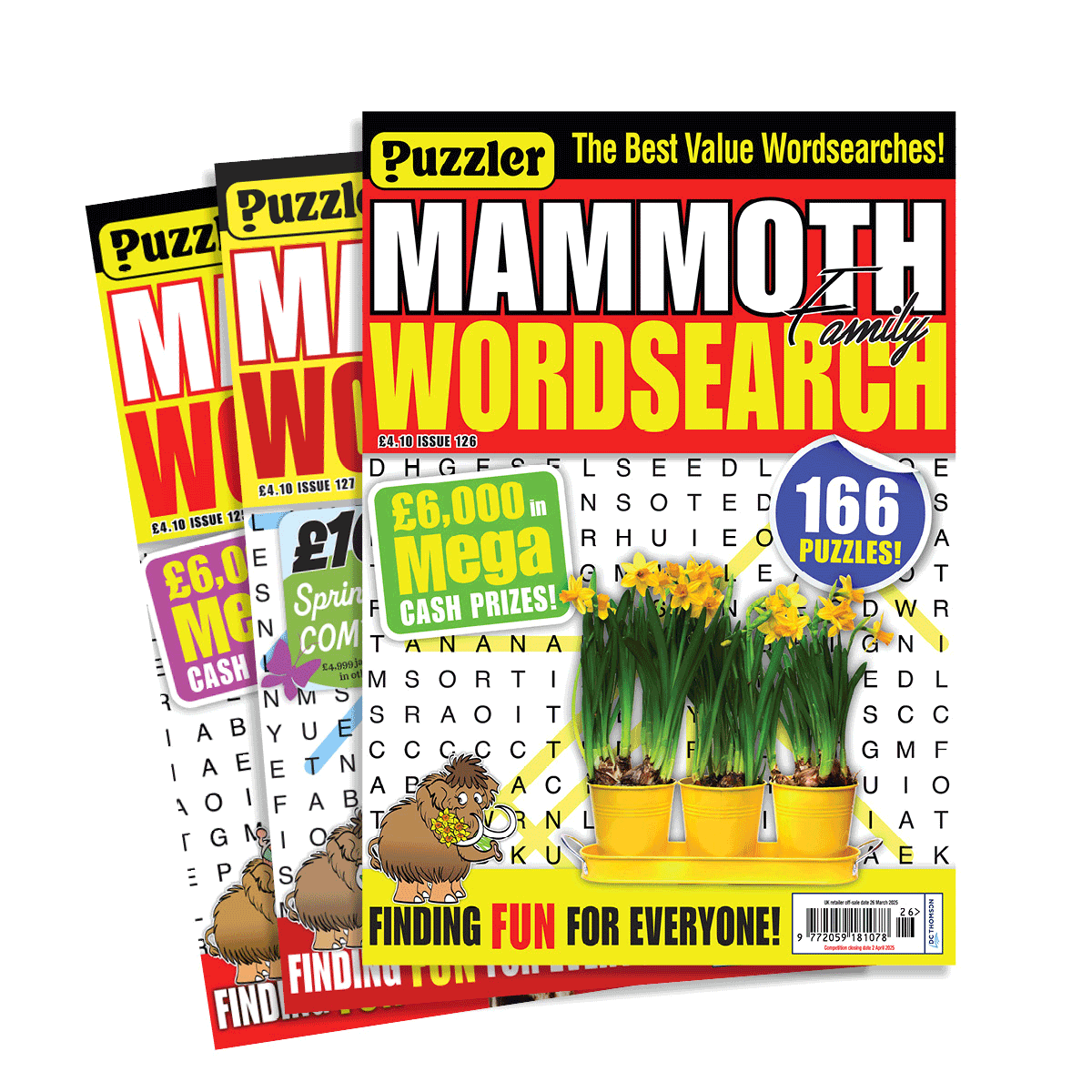 Mammoth Family Wordsearch