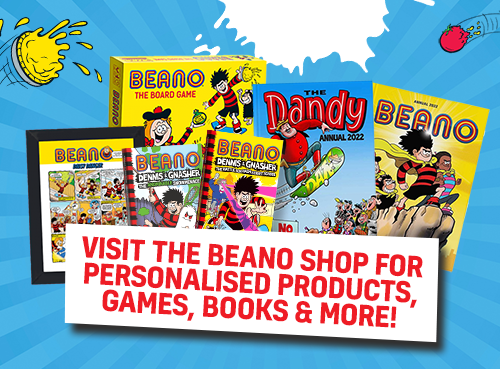 Beano Shop Homepage