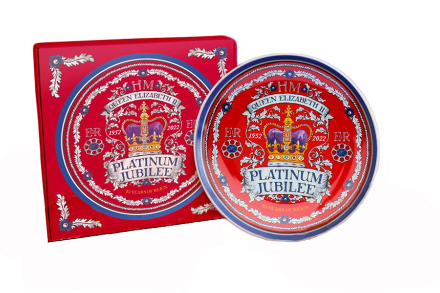 Platinum Jubilee Crown Plate 15cm