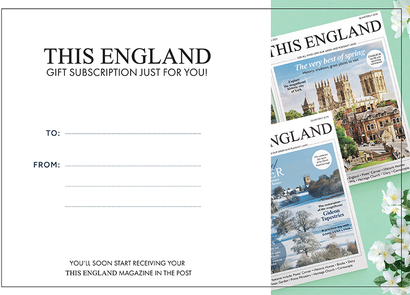 This England Gift Certificate