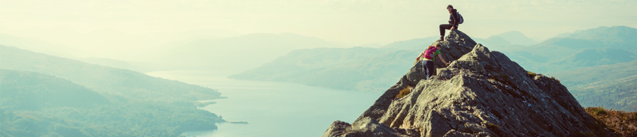 Scotland mountain climbing
